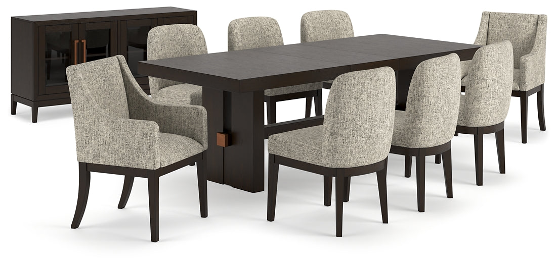 Dining table and 2025 8 chairs sale