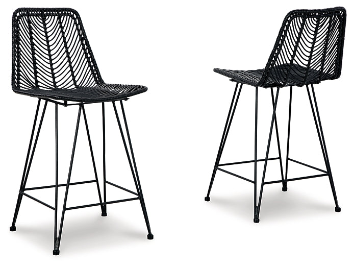 Angentree Upholstered Barstool (2/CN)