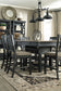 Tyler Creek Counter Height Dining Table and 4 Barstools