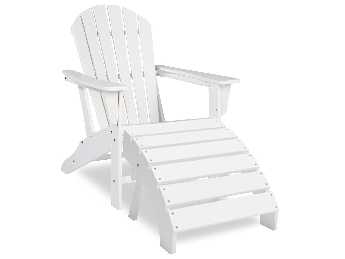 Sundown Treasure Outdoor Adirondack Chair and Ottoman