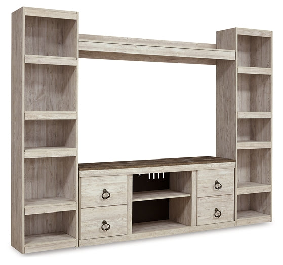 Willowton 4-Piece Entertainment Center